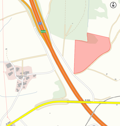 Lageplan Solarpark Nägeleried